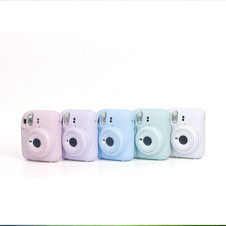FUJIFILM Fuji Film специальный Cheki покрытие INSTAX mini 12 soft силикон Cheki мягкий защита кейс царапина из .. царапина присоединение предотвращение симпатичный модный 