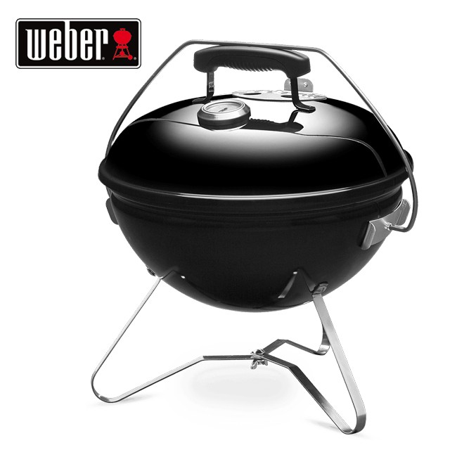 Weber スモーキージョー プレミアムチャコールグリル 37cm 温度計付（黒）1121308