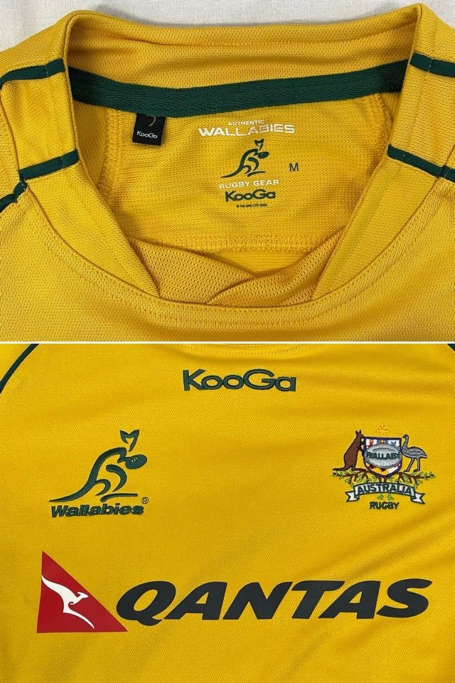  rugby RUGBY 2012 Kooga Australia representative wala beads Wallabies jersey uniform top and bottom setup abroad M 36 [a8-0014]