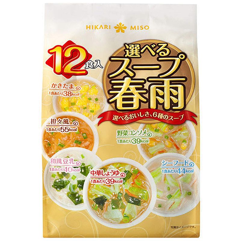 ひかり味噌 ひかり味噌 選べるスープ春雨 12食入×2セット スープの商品画像