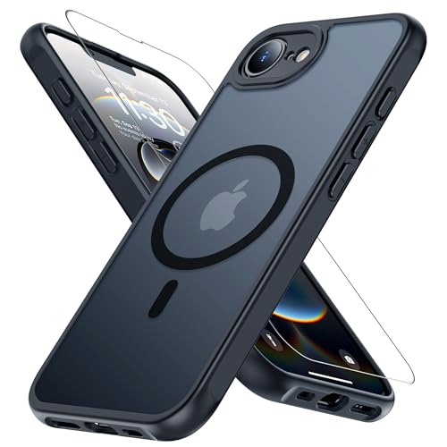 iPhone 16e кейс [Magsafe соответствует * вооруженные силы США стандарт ] стекло пленка имеется половина прозрачный no. 4 поколение коврик кейс iPhone 16e кейс ударопрочный I ho 
