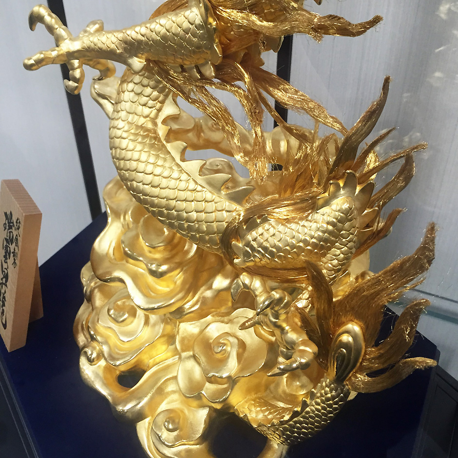  original made of gold ornament ... dragon XL size 