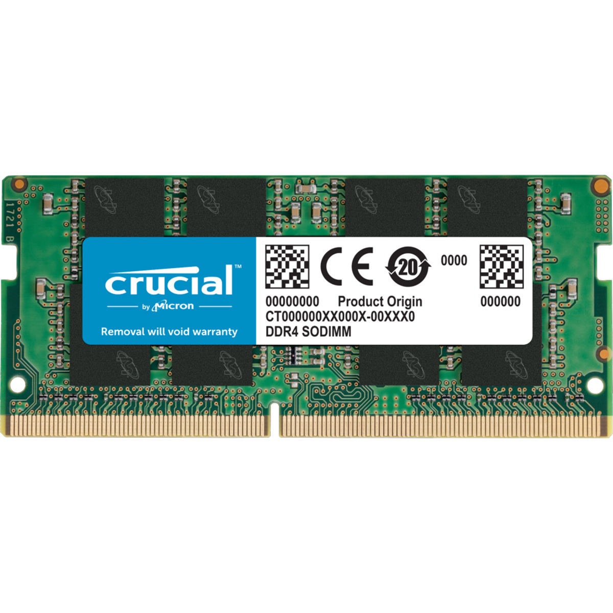 Crucial 8GB*1枚 ノートPC向けメモリ DDR4 3200 MT/s (PC4-25600) CL22 Unbuffered SODIMMの商品画像