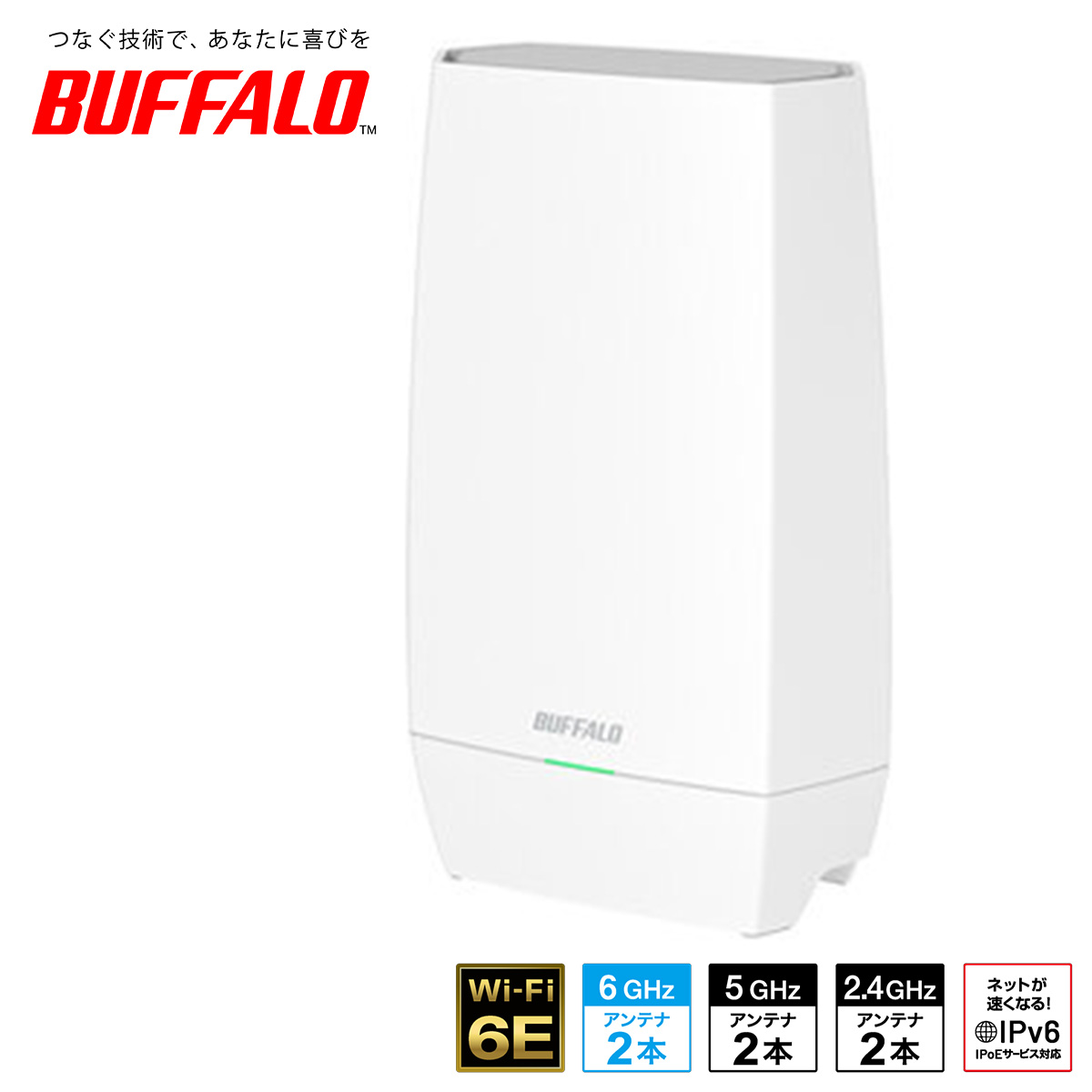 BUFFALO WSR-6000-AX8P 無線LANルーター WSR-6000AX8P-MB : Wi-Fiルーター : AirStation | バッファロー