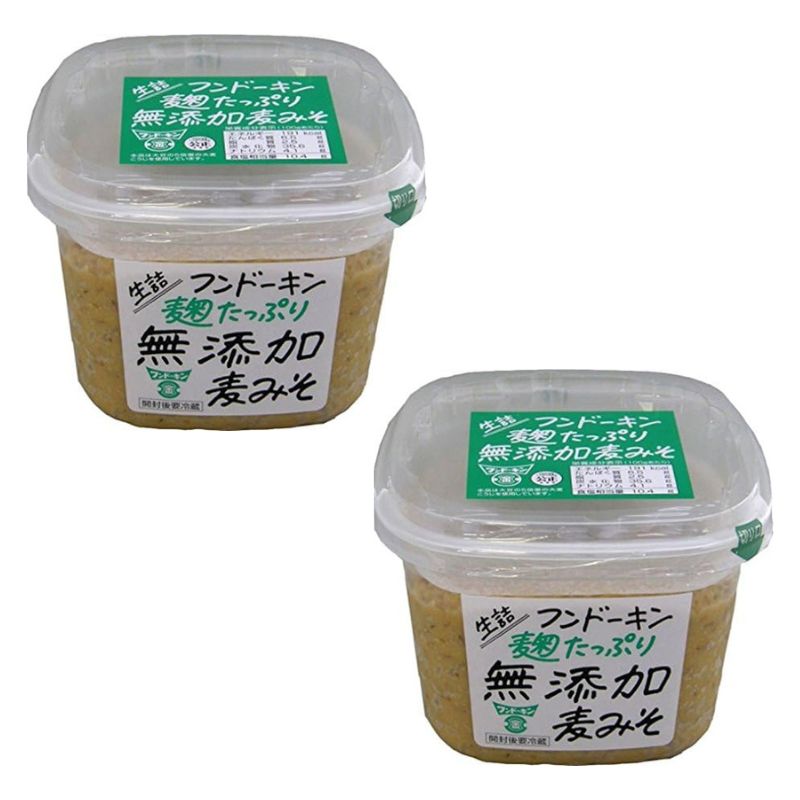 フンドーキン醤油 フンドーキン 生詰 麹たっぷり無添加麦みそ 850g×2個 みその商品画像