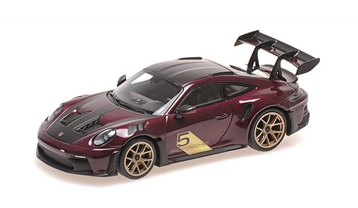 ミニチャンプス ポルシェ 911 （992） GT3RS 2023 シルバー （1/43