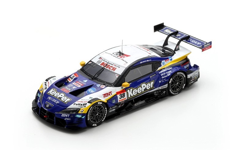 Keeper Cerumo Gr Supra Tgr Team Keeper Cerumo No.38 GT500 Super GT 2025 H. Ishiura T. Oyu （1/43スケール SUPER GT 43SGT25038）の商品画像
