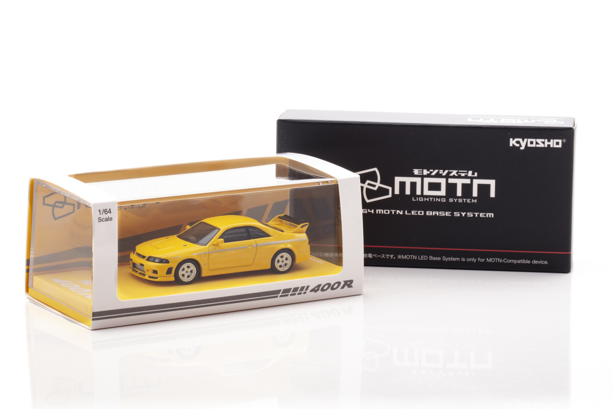ライト点灯】京商 ミニカーブック 1/64 NISMO 400R MOTN モトン