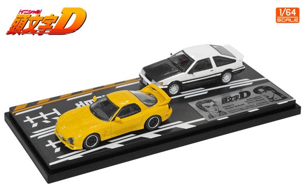 頭文字D セットVol.3 高橋啓介RX-7（FD3S） ＆ 北条豪NSX（NA1） （1