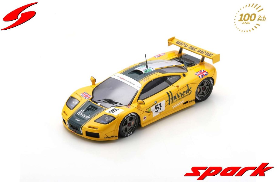 スパークモデル McLaren F1 GTR No.51 Mach One Racing 3rd 24H Le