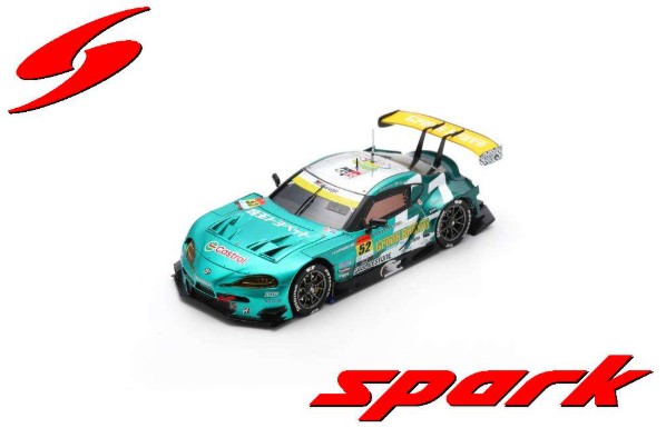 spark グリーンブレイブ　super gt スープラ　ミニカー 1/43 Spark Green Brave GR Supra GT No.52 Saitama Green Brave