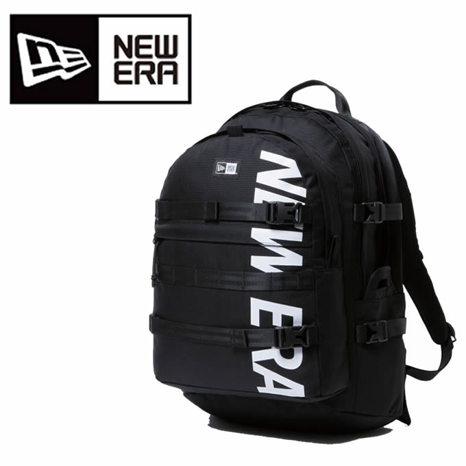 NEW ERA キャリアパック 35L プリントロゴ 11783327（ブラック