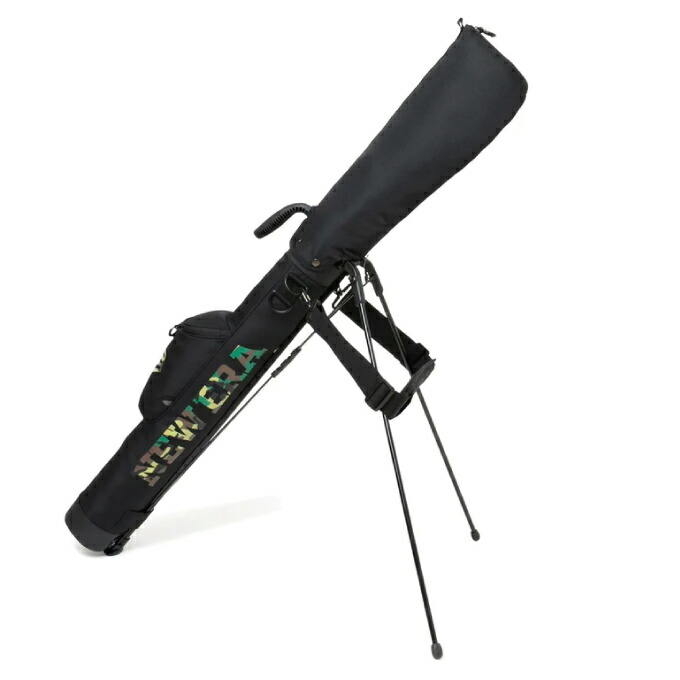 NEW ERA セルフスタンドケース ワードマークロゴ 13517856（ブラック×ウッドランドカモ）の商品画像