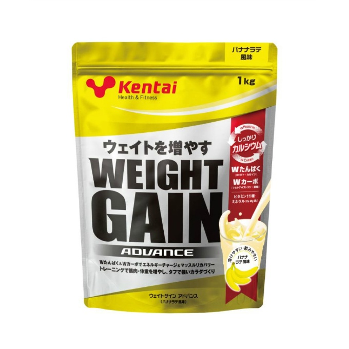 kentai ウエイトゲインアドバンス バナナラテ風味 1kg × 1個の商品画像