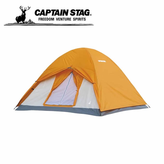 CAPTAIN STAG クレセント3人用ドームテント（グリーン）M-3105 ドーム 