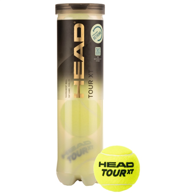 HEAD HEAD TOUR XT （4球入り1缶） 硬式テニスボールの商品画像