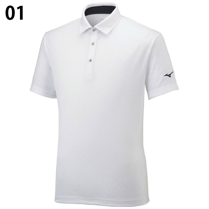  Mizuno polo-shirt short sleeves men's navi dry polo-shirt short sleeves 32MA2195 MIZUNO