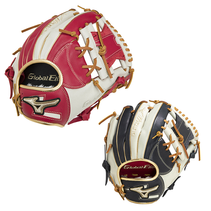 グローバルエリート勝色Collection 内野手 右投 （レッド/シルバー） 1AJGR29313-6203の商品画像