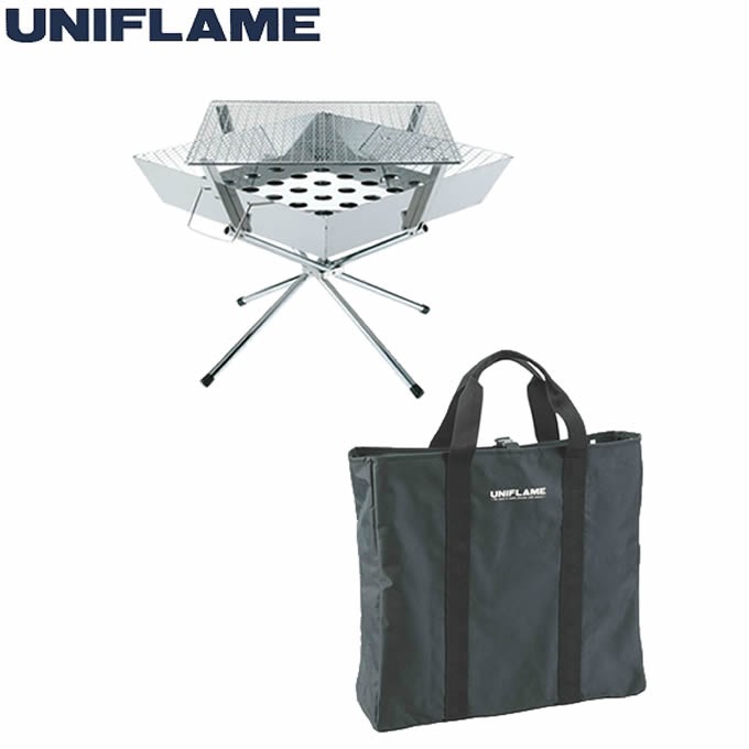 ユニフレーム ファイアグリル 683040 2点セット（収納ケース）の商品画像