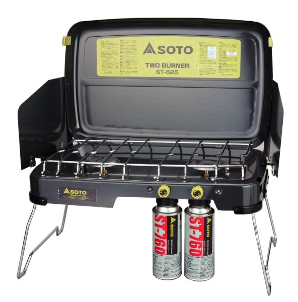 SOTO ハイパワー2バーナー ST-525（ブラック）