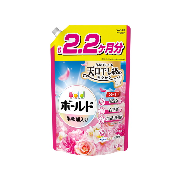 ボールド [つめかえ用] 華やかおひさまとプレミアムブロッサムの香り 1580g × 5個の商品画像