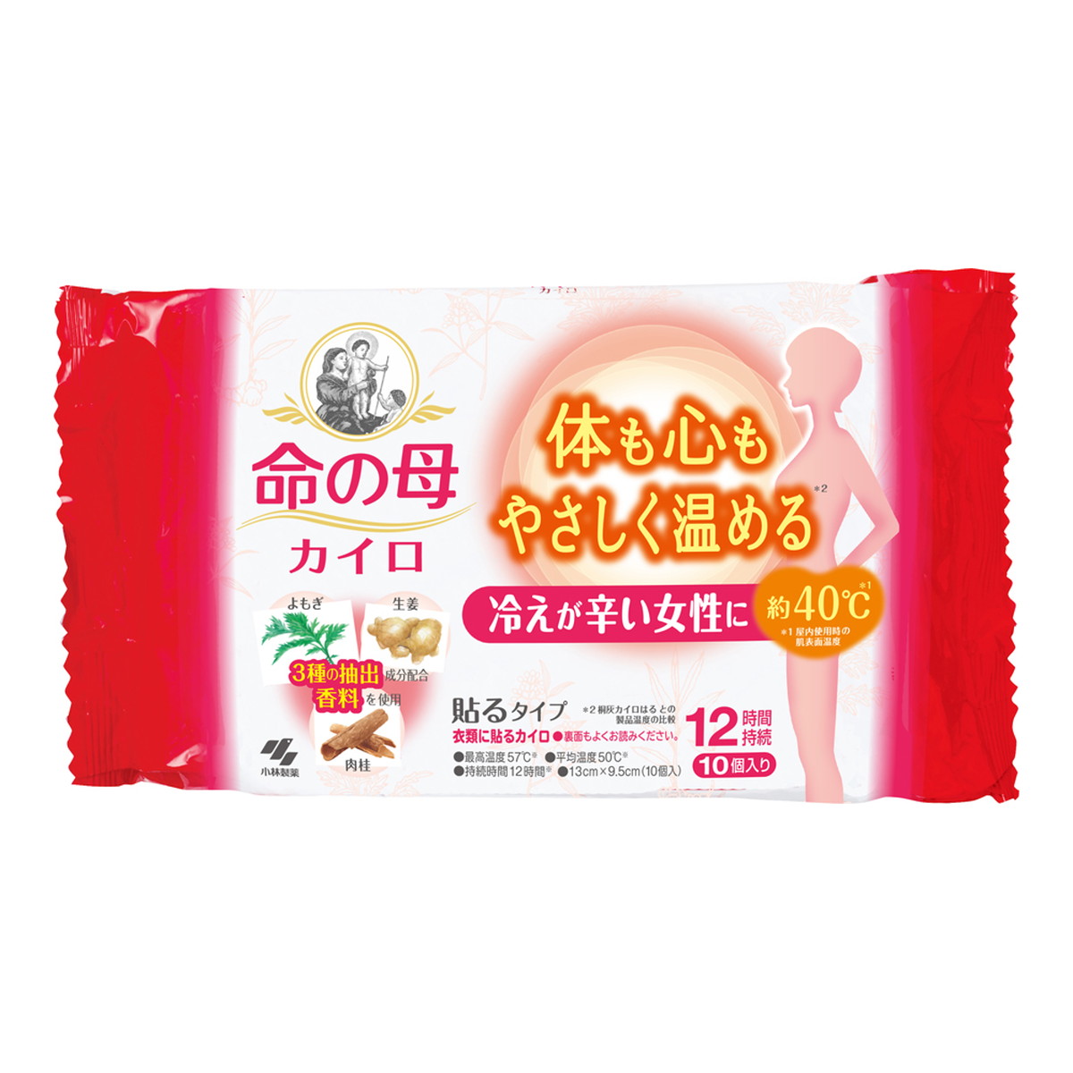 命の母 カイロ 貼るタイプ 10個入×3の商品画像