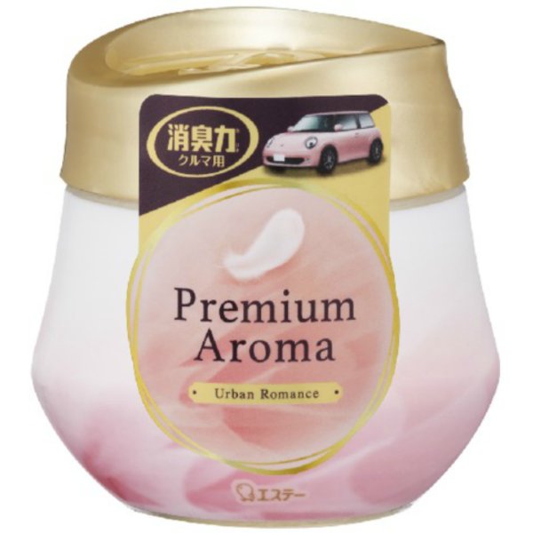 エステー エステー 消臭力 Premium Aroma プレミアムアロマ クルマ用 ゲルタイプ アーバンロマンス 90g × 5個 消臭力 クルマの消臭力 自動車用　消臭、芳香剤の商品画像