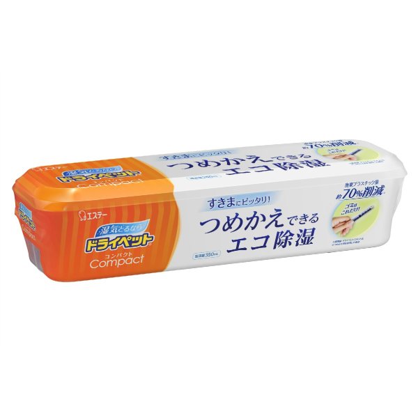 ドライペット コンパクト 除湿剤 本体 170g 1個入×5個の商品画像