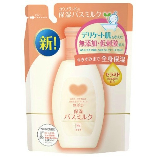 牛乳石鹸 カウブランド 無添加バスミルク 詰替用 480ml ×10 カウブランド 浴用入浴剤の商品画像