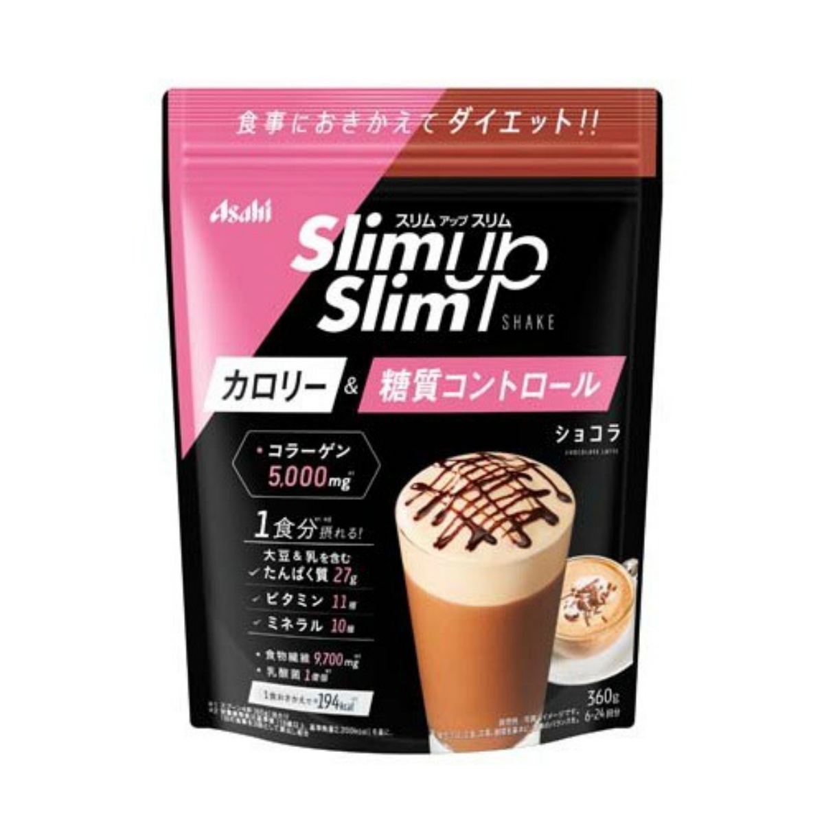 アサヒ スリムアップスリム シェイク ショコラ 360g×3袋の商品画像