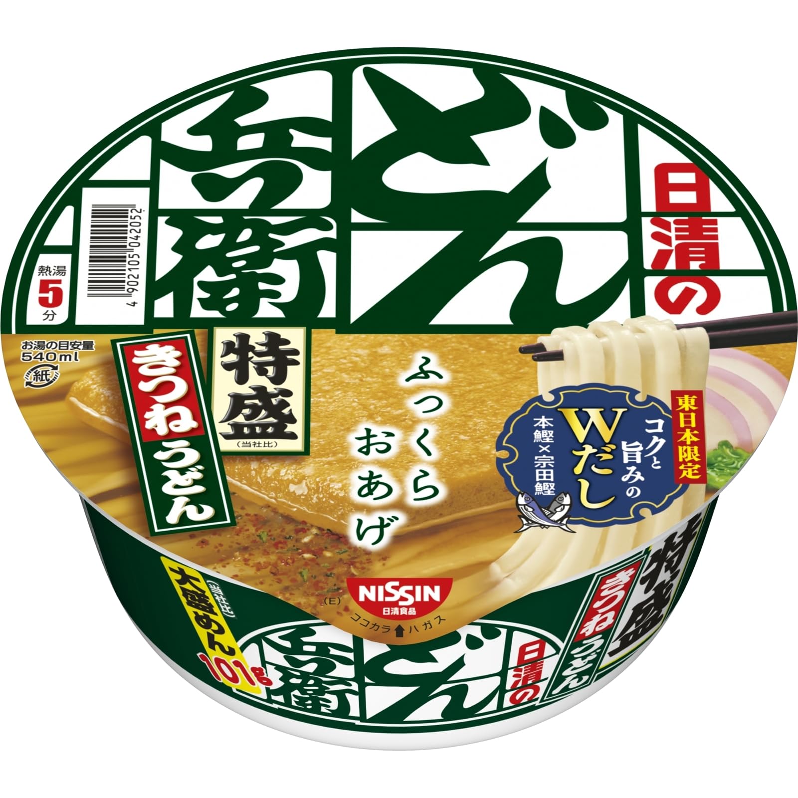日清のどん兵衛 特盛きつねうどん 東 131g×12個の商品画像