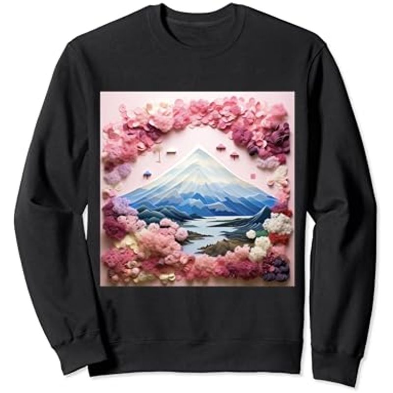  Japanese picture paper Trail Sakura. is - moni - sweatshirt 