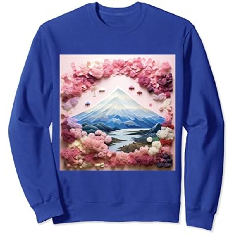  Japanese picture paper Trail Sakura. is - moni - sweatshirt 