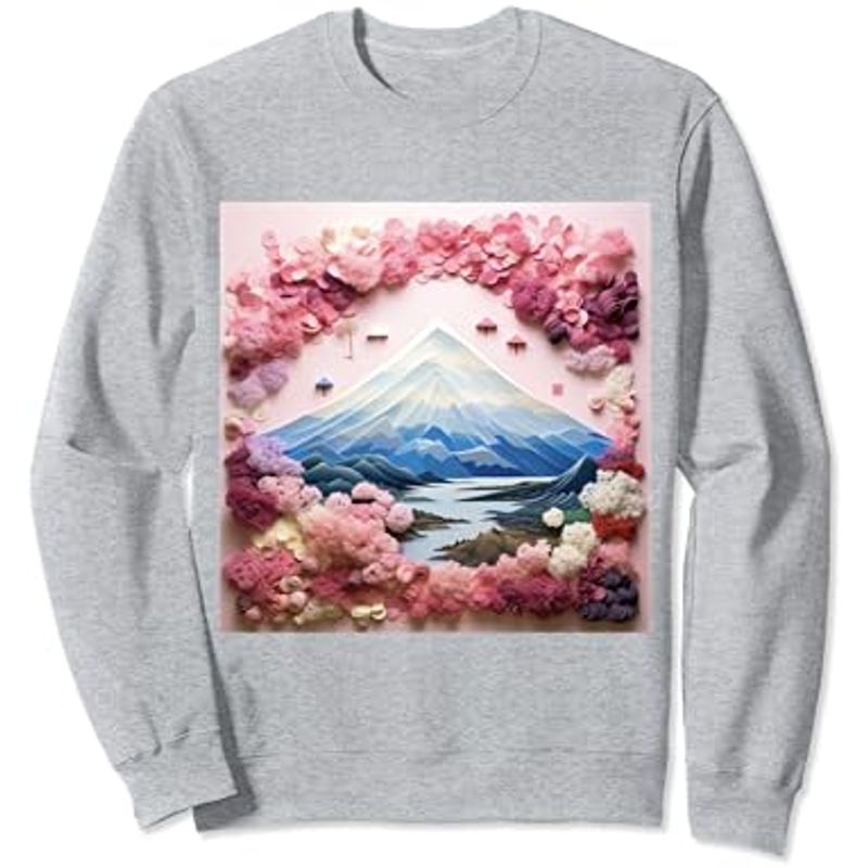  Japanese picture paper Trail Sakura. is - moni - sweatshirt 