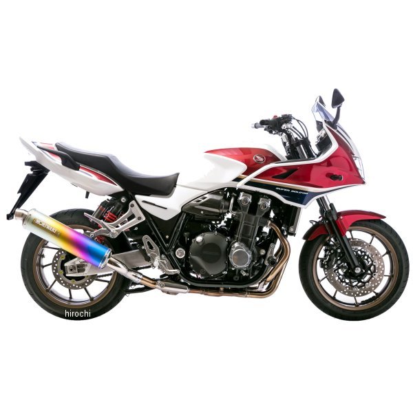 TRICK STAR 政府認証スリップオンマフラー100×370 焼チタン GP-LOOK