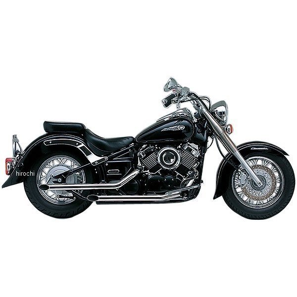 ドラッグパイプマフラー（ステンレス製バフ仕上げ）（DragStar/DragStar Classic 400 -'08）30096の商品画像