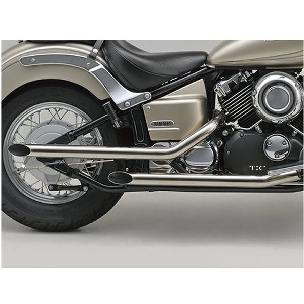 ドラッグパイプマフラー（ステンレス製バフ仕上げ）（DS/DSC400 '10- モデル専用）30123