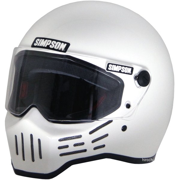シンプソン MODEL30 サイズ59cm ホワイト バイク用　フルフェイスヘルメットの商品画像