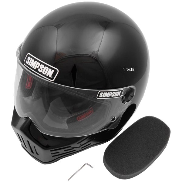シンプソン MODEL30 サイズ57cm ブラック バイク用　フルフェイスヘルメットの商品画像