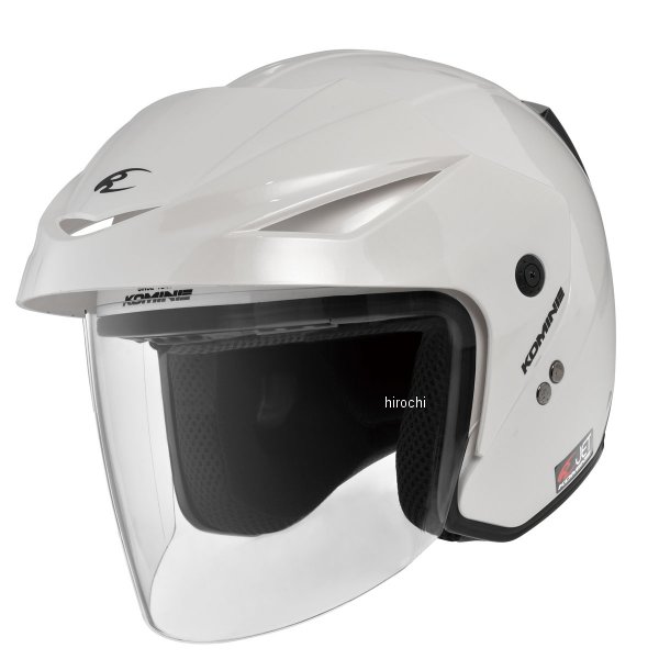 コミネ HK-1651 エーラ-II Mサイズ パールホワイト バイク用ヘルメット