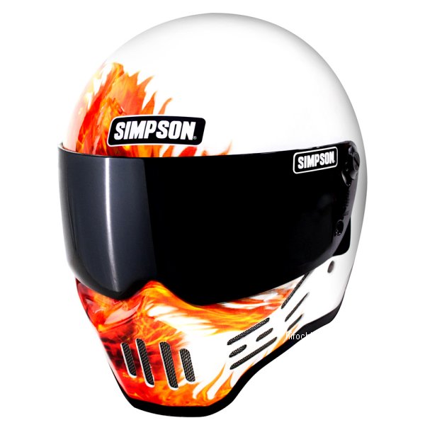 シンプソン MODEL30 59cm フレアホワイト バイク用　フルフェイスヘルメットの商品画像