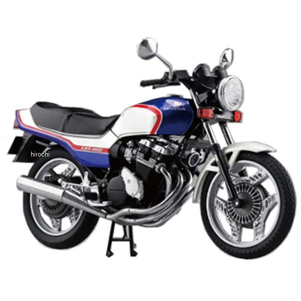 1/12 完成品バイク Honda CBX400F パール/キャンディブルー [スカイ