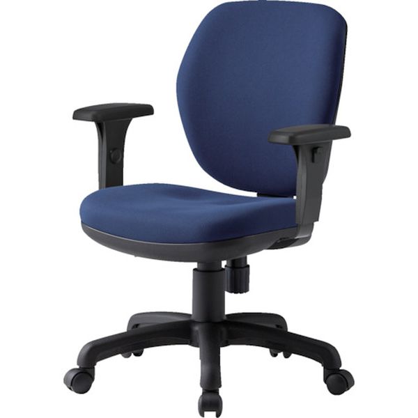 TOKIO オフィスチェア T字肘付 FST-77AT （ネイビー）