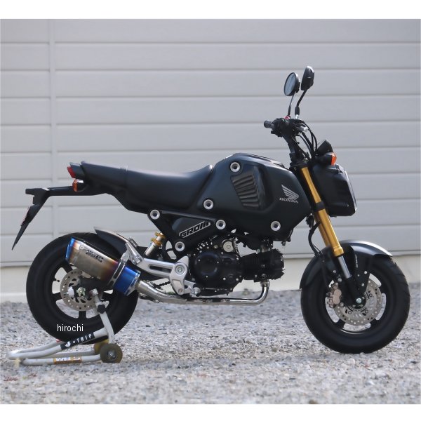 WR'S SS-OVALフルエキゾースト 焼き色チタン仕様（グロム 21-22/23/24-/2BJ-JC92/8BJ-JC92）LB1180JMの商品画像