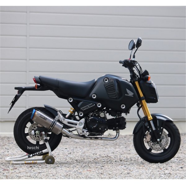 WR'S SS-OVALフルエキゾースト ソリッドチタン仕様（グロム 21-22/23/24-/2BJ-JC92/8BJ-JC92）LK1180JMの商品画像