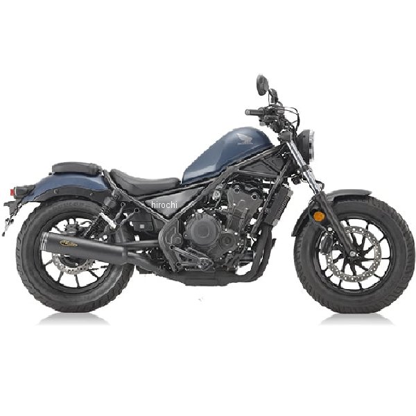 OVER RACING SSメガホンマフラー BLK スリップオン（Rebel250 23