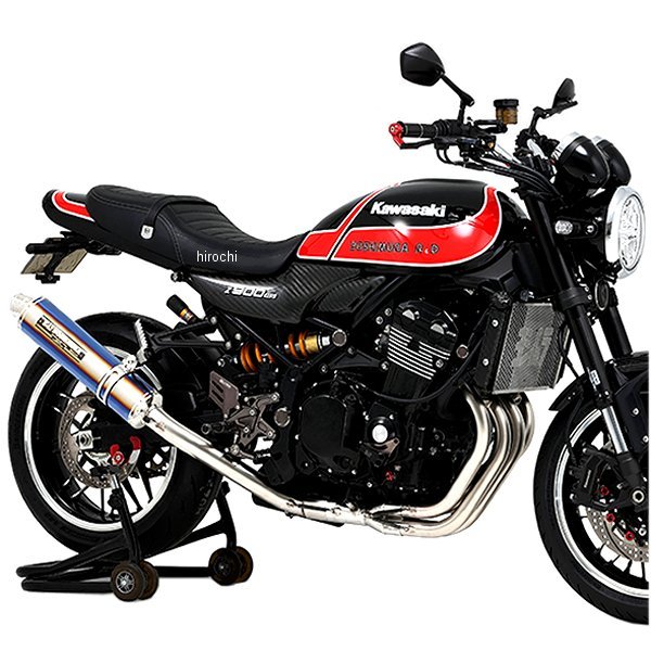 機械曲 チタンサイクロン Duplex Shooter 政府認証 チタンブルーカバー（Z900RS 18-22/2BL-ZR900C）110-269-8280Bの商品画像