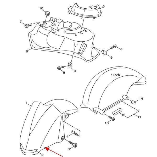 [ производитель наличие есть ] 4KP-F1519-00 Yamaha оригинальный mold крыло SP магазин 