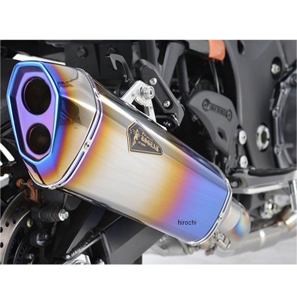 GT SPEC チタン フルエキゾースト ツイン マフラー チタンドラッグブルー（Hayabusa '21-/8BL-EJ11A）GS17-T2DBの商品画像