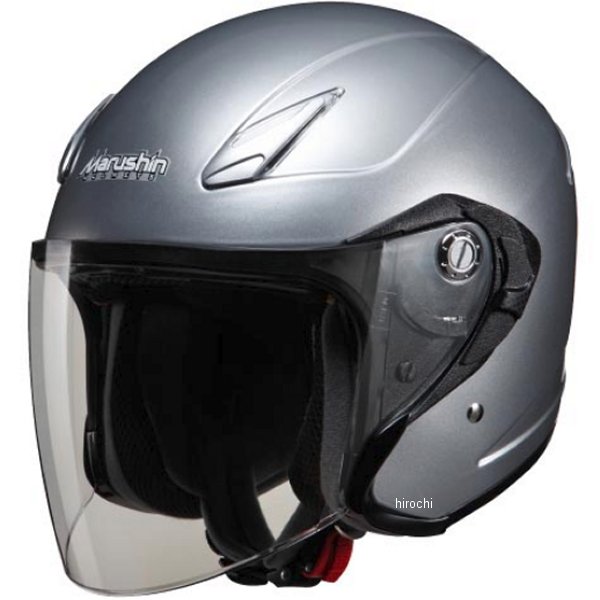 マルシン工業 M-430 フリーサイズ（57～60cm未満）シルバー バイク用　ジェットヘルメットの商品画像